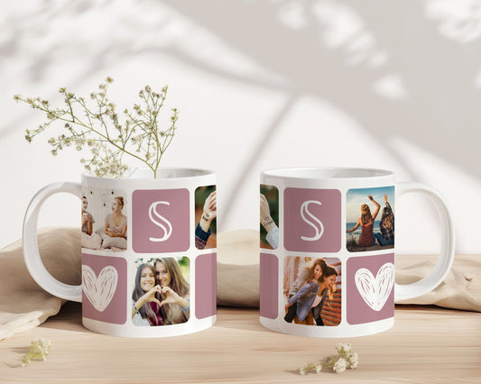 Custom Photo Bestie Mug Best Friend Gift Personalized Bestfriend Gift Photo Friendship Mug National Friendship Day Gift Idea BFF Keepsake - LAUMIANstudio