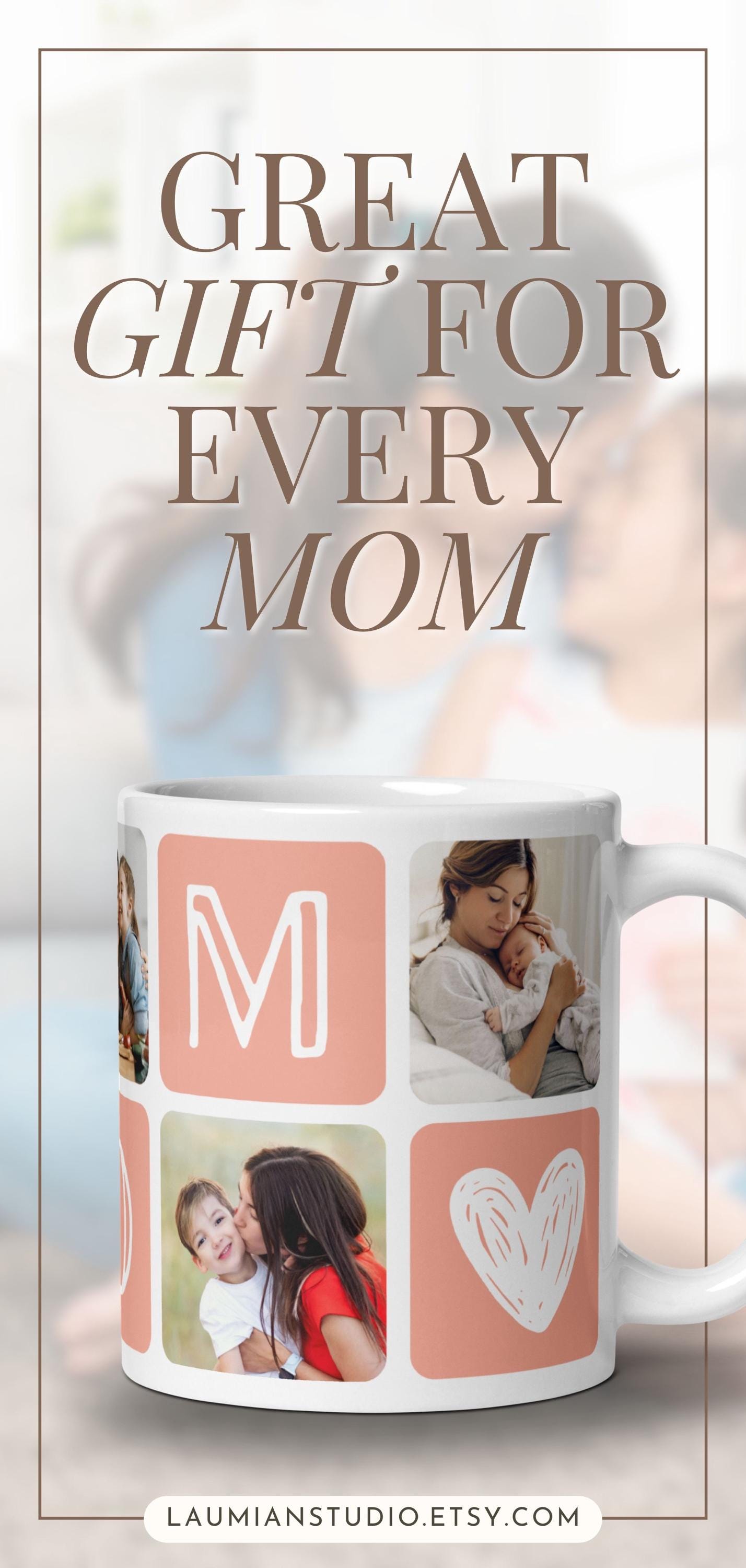 Personalized Photo Mug for Mom Christmas Gift with Kid Photo Keepsake Mommy Birthday Gift from Daughter Mom Coffee Mug - LAUMIANstudio