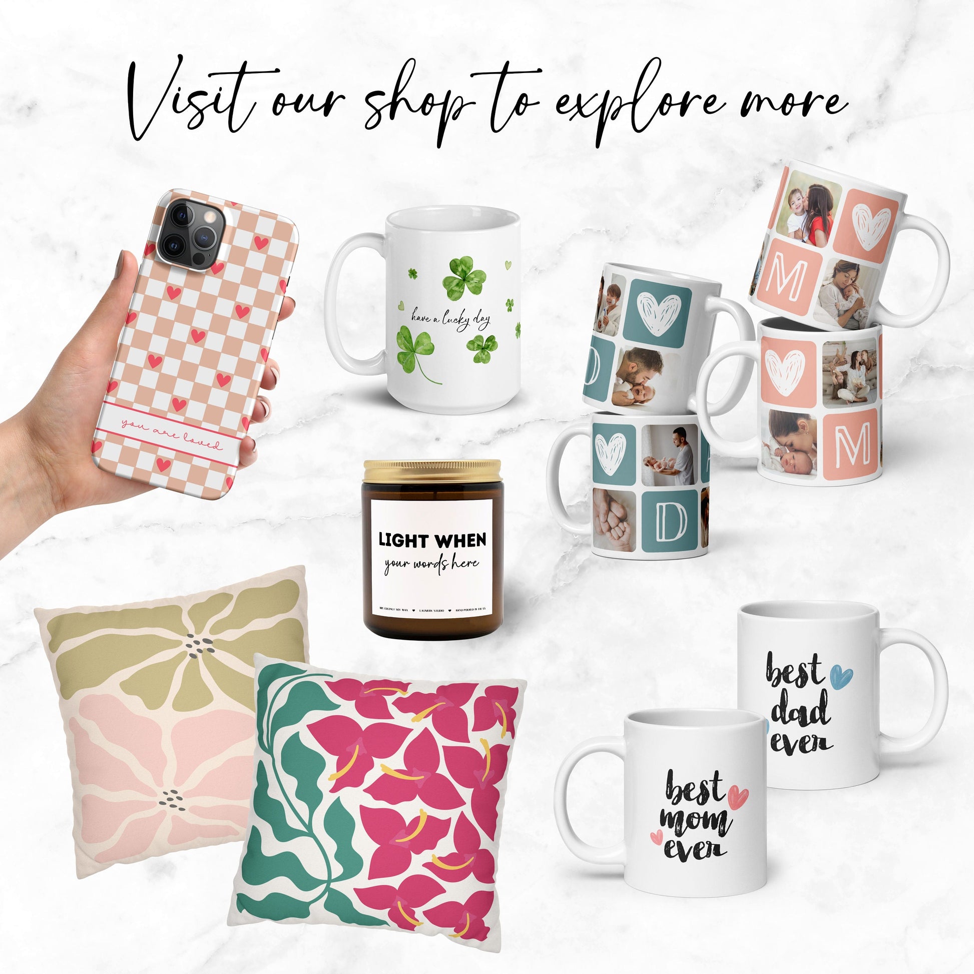 Customisable Gift Coupon Book for Mom Digital Coupon Book Granny Greeting Card For Grandma Digital Ticket Template Pink Printable Coupons - LAUMIANstudio