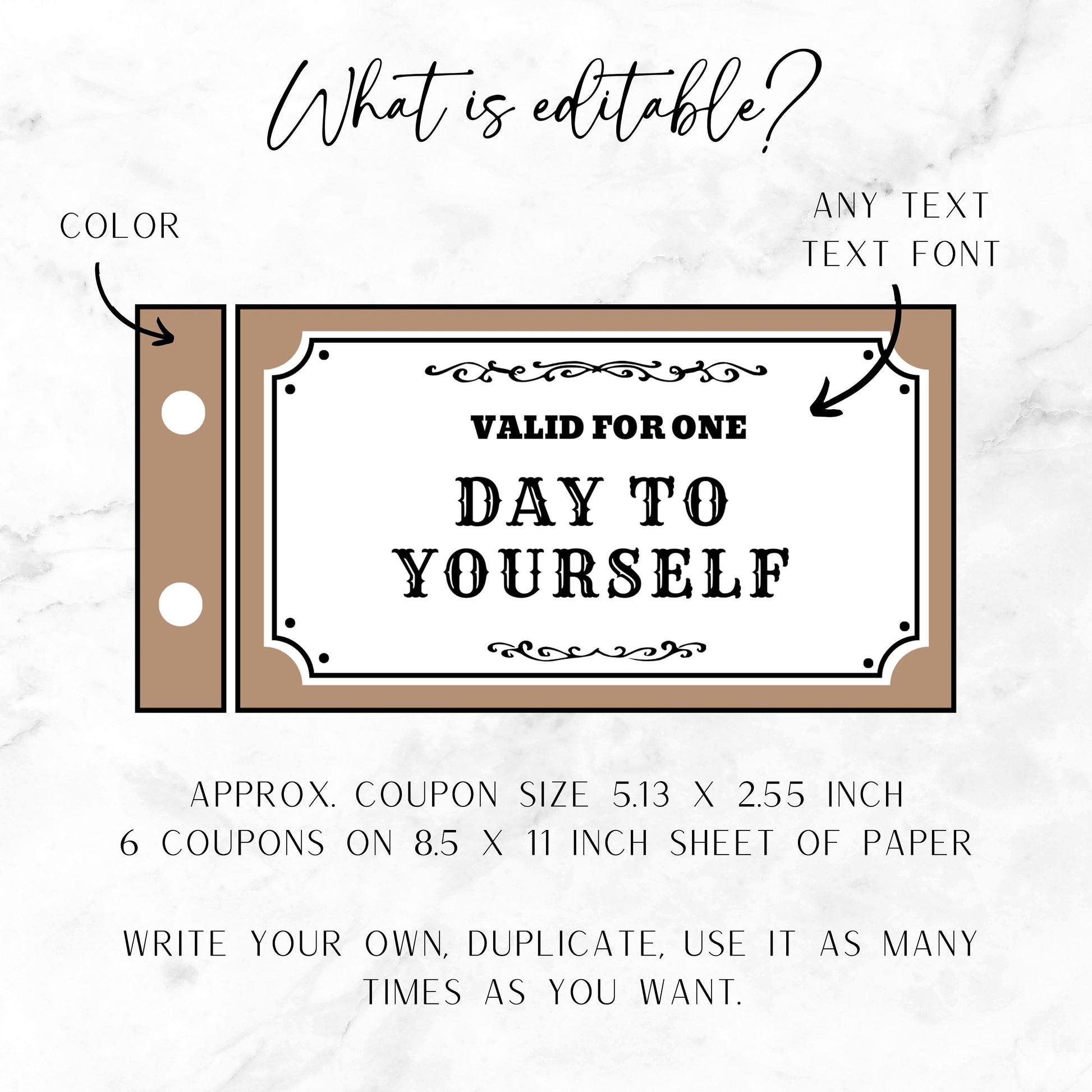 Personalizable Birthday Coupon Book for Dad Custom Gift for Papa Coupon Editable Template Canva Vouchers for Daddy 40th Birthday Gift Dad - LAUMIANstudio