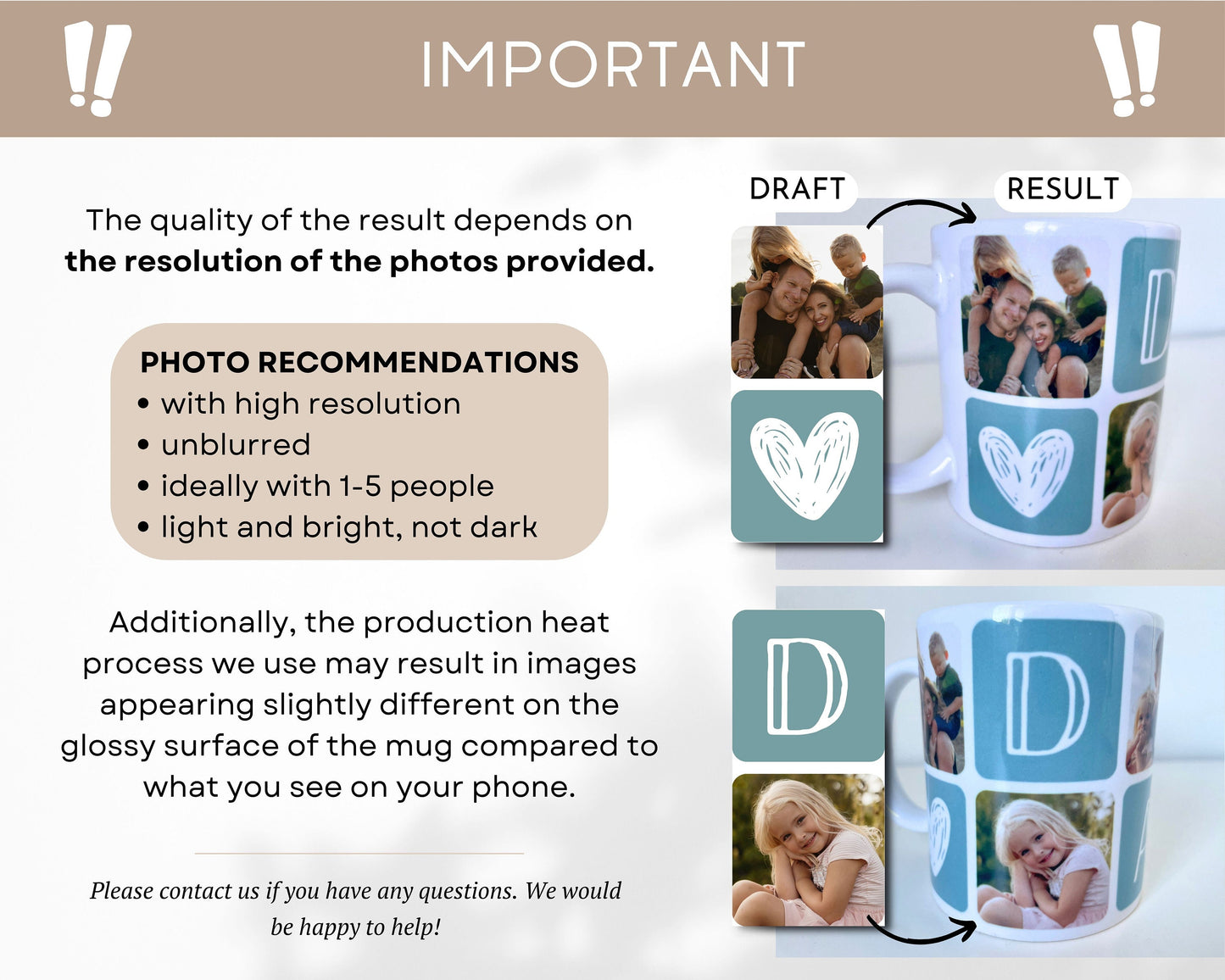 Personalised Grandad Mug Custom Grandpa Photo Mug for Grandad Birthday Gift for PAPA 60th Birthday Gift from Grandchildren Picture Grid Gift - LAUMIANstudio