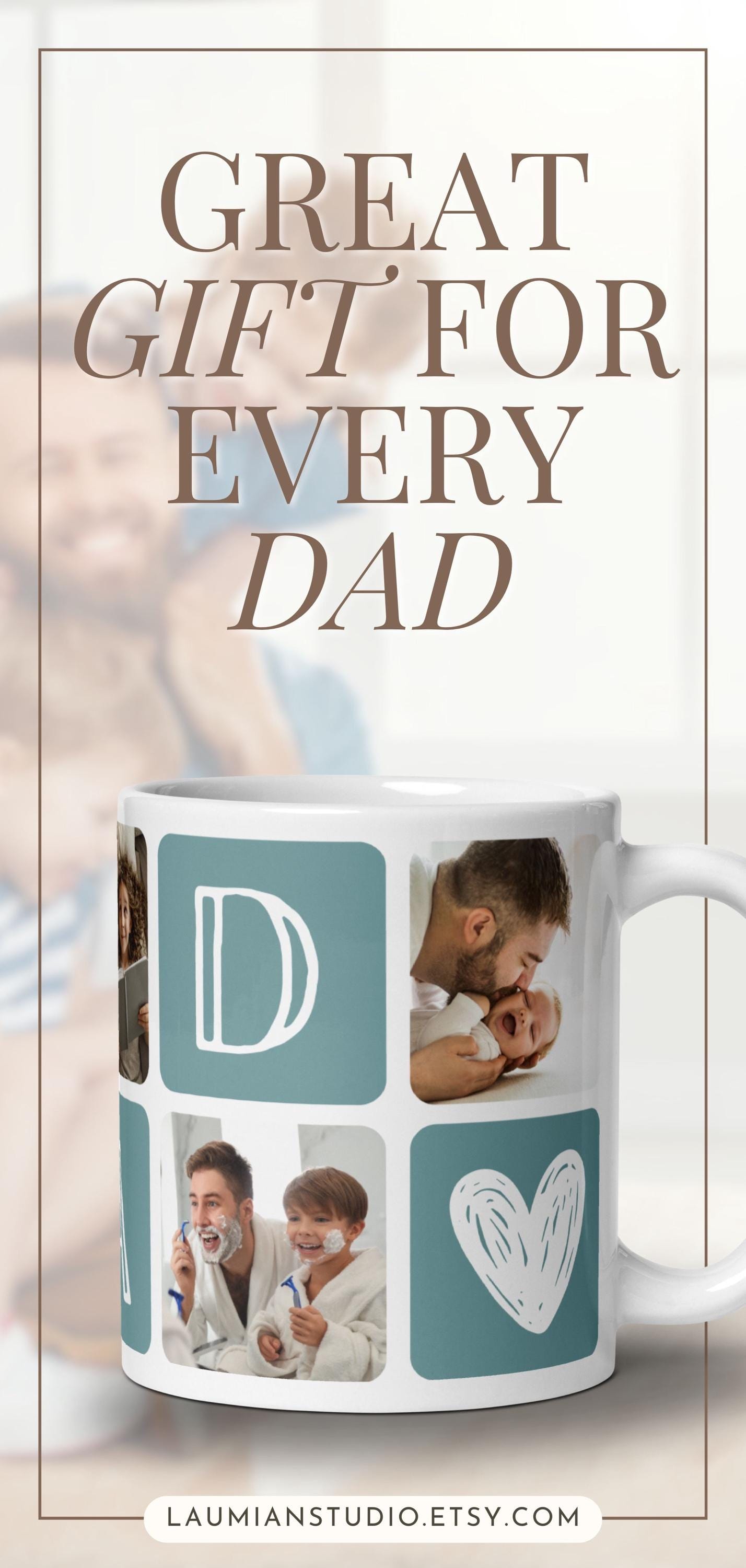 Picture Mug for Dad Gift Christmas Mug with Kid Photo Birthday Gift for Dad Custom Family Mug Papa Mug Photo Keepsake Gift Anniversary - LAUMIANstudio