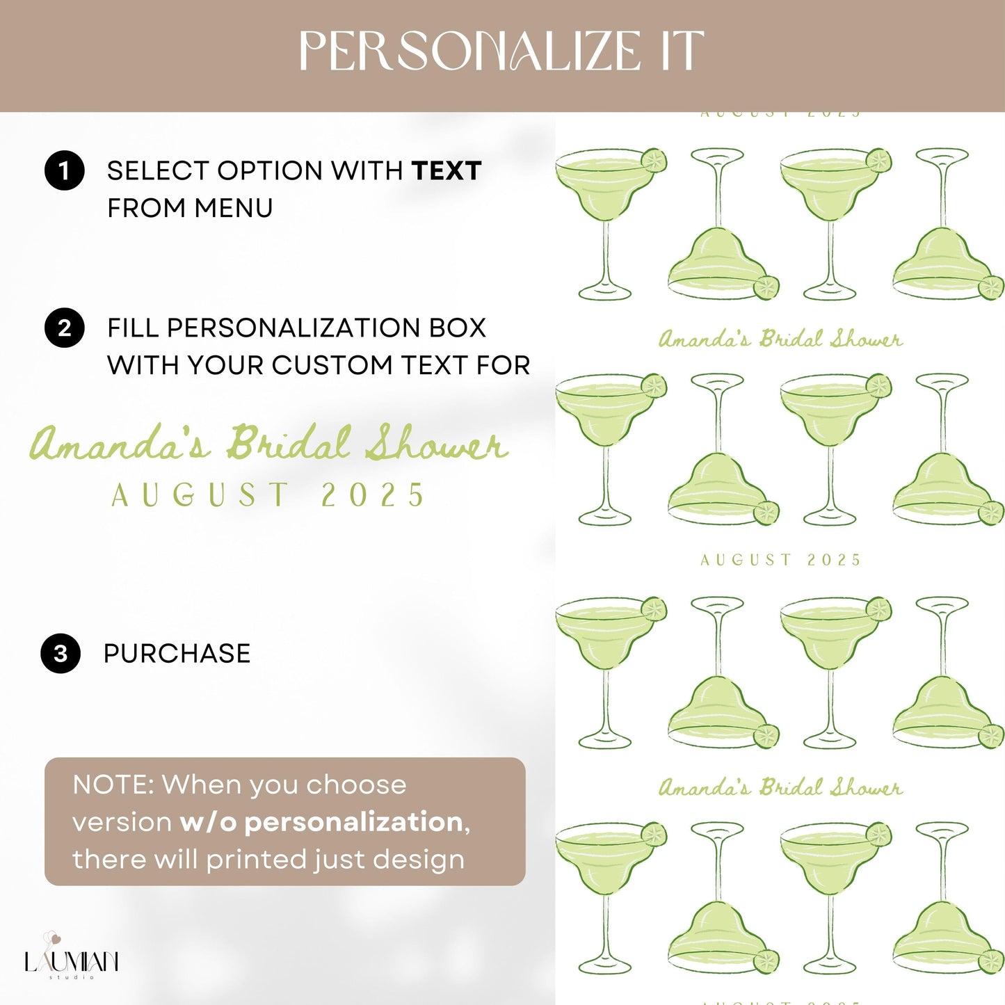 Cocktail Margarita Wrapping Paper Mexican Bachelorette Gift Wrapping Margarita Bridal Shower Wrapping Paper Margarita Birthday Gift Wrap - LAUMIANstudio