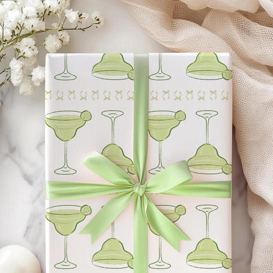 Cocktail Margarita Wrapping Paper Mexican Bachelorette Gift Wrapping Margarita Bridal Shower Wrapping Paper Margarita Birthday Gift Wrap - LAUMIANstudio