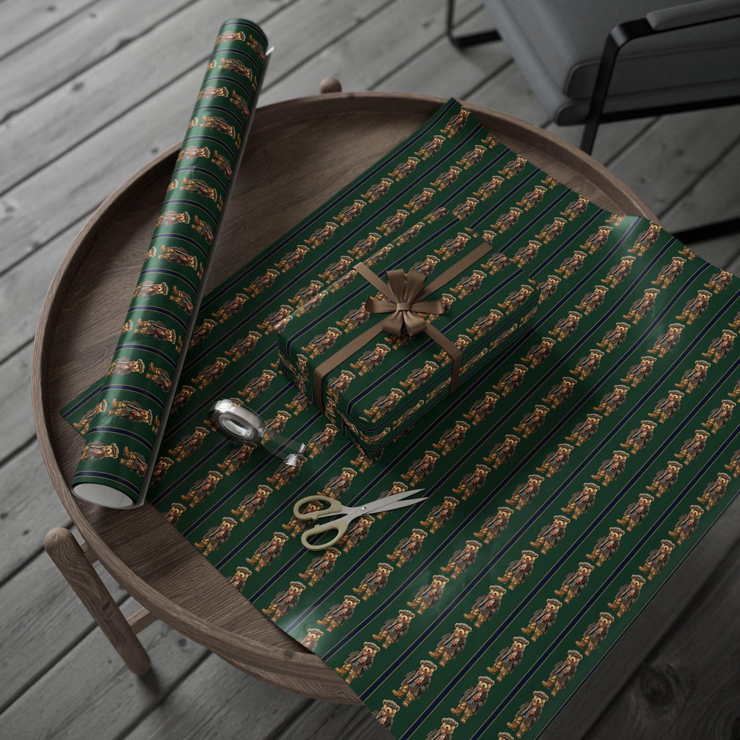 Teddy Bear Wrapping Paper Kid Christmas Gift Wrap Bear Theme Baby Shower Bearly Wait Gift Wrapping Paper Roll Boy Baby Shower Wrap Bear - LAUMIANstudio