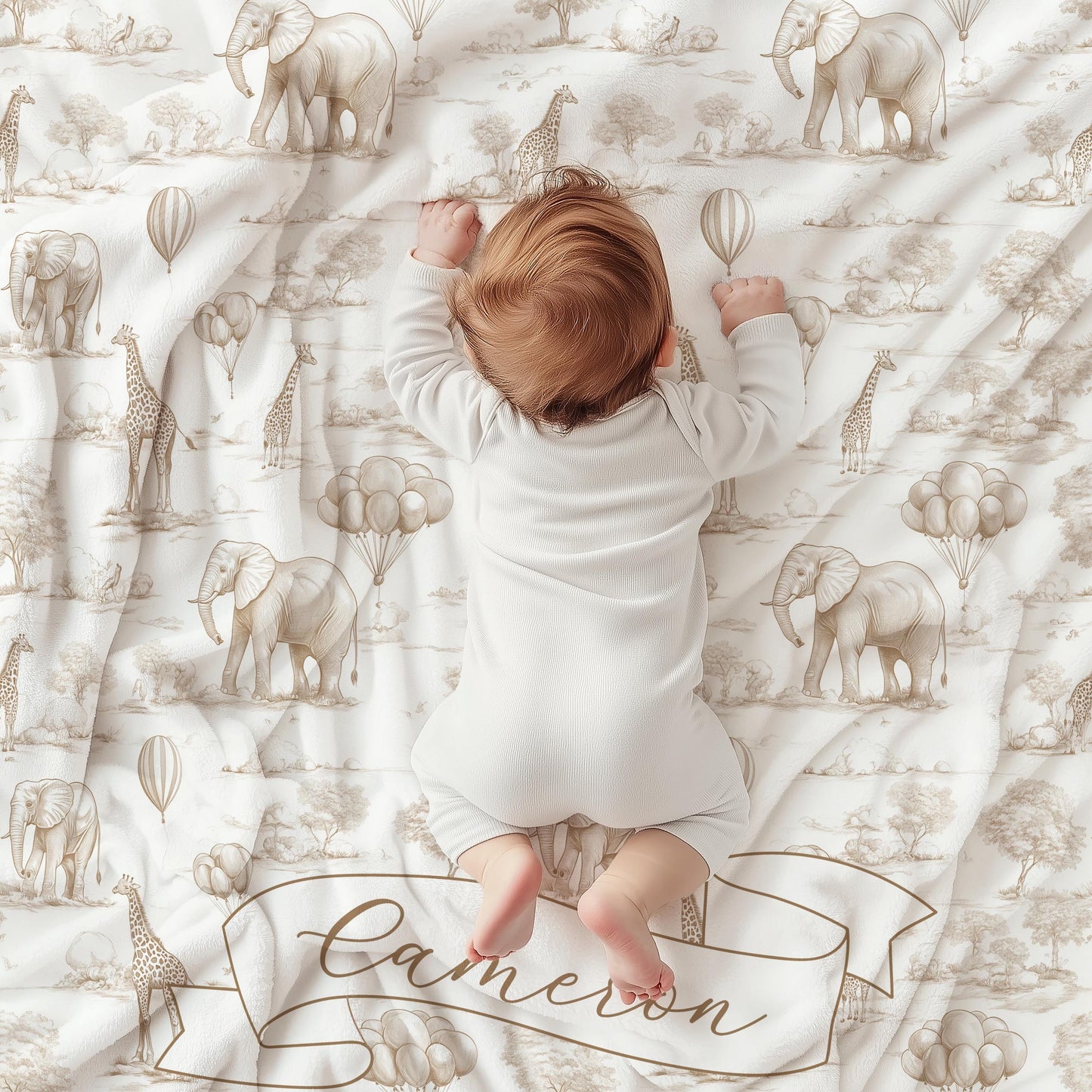Pink Safari Baby Girl Blanket Elegant Baby Shower Gift Elegant Toile Safari Nursery Decor Chinoiserie Crib Throw Newborn Coming Home Blanket - LAUMIANstudio